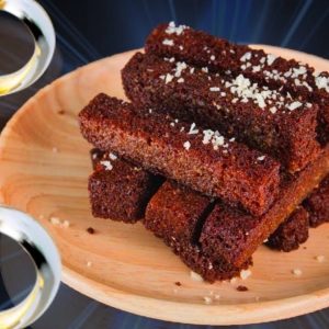 Бородинские-чесночные гренки