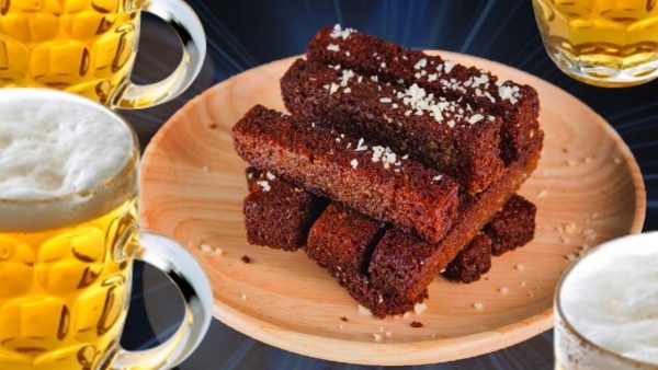 Бородинские-чесночные гренки